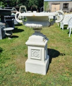 Urn Large Handles and Pedestal CH R 102 W (1)