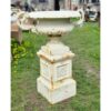 Urn Large Handles and Pedestal CH R 102 W (1)