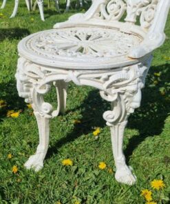 Victorian Chair Cast Iron H69 (2)