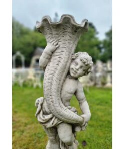 Bird bath Large Cherub GL BB043 (2)