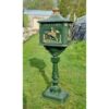 Cast Iron Freestanding Pole Post Box CH R 030 (1)