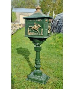 Cast Iron Freestanding Pole Post Box CH R 030 (1)