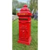Cast Iron Pillar Post box Red CH R 1702B R (1)