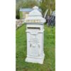 Cast Iron Pillar Post box White CH R 1702B W (1)
