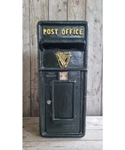 Cast Iron Post Box Large Big Harp Dark Green CH R MB04 DG (3)