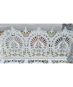 1. Bench Cast Iron Crown Large White CH R 714 W (2)