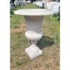 Urn Cast Iron White CH R 039B W (1)